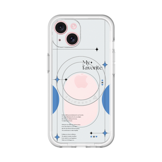 スリムプロテクションプレミアムケース with MagSafe［ オリジナル - チェキケース - ブルー ］