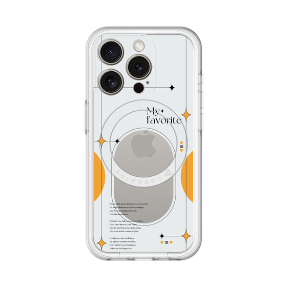 スリムプロテクションプレミアムケース with MagSafe［ オリジナル - チェキケース - オレンジ ］