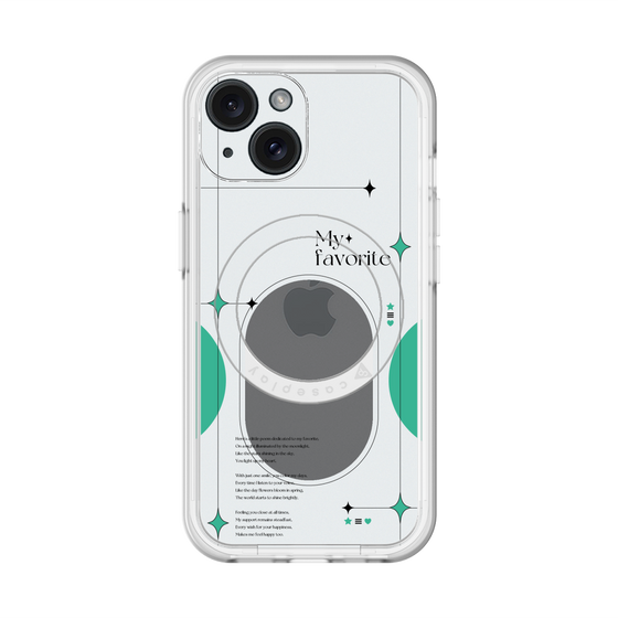 スリムプロテクションプレミアムケース with MagSafe［ オリジナル - チェキケース - グリーン ］