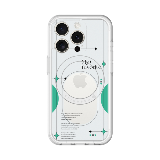 スリムプロテクションプレミアムケース with MagSafe［ オリジナル - チェキケース - グリーン ］
