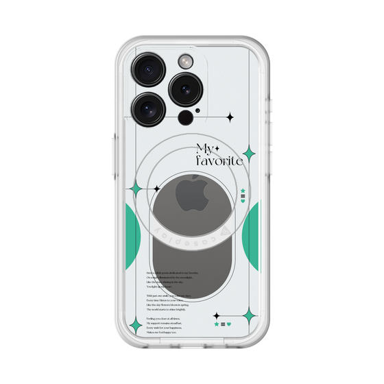 スリムプロテクションプレミアムケース with MagSafe［ オリジナル - チェキケース - グリーン ］