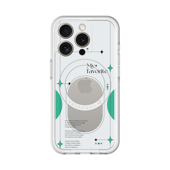 スリムプロテクションプレミアムケース with MagSafe［ オリジナル - チェキケース - グリーン ］