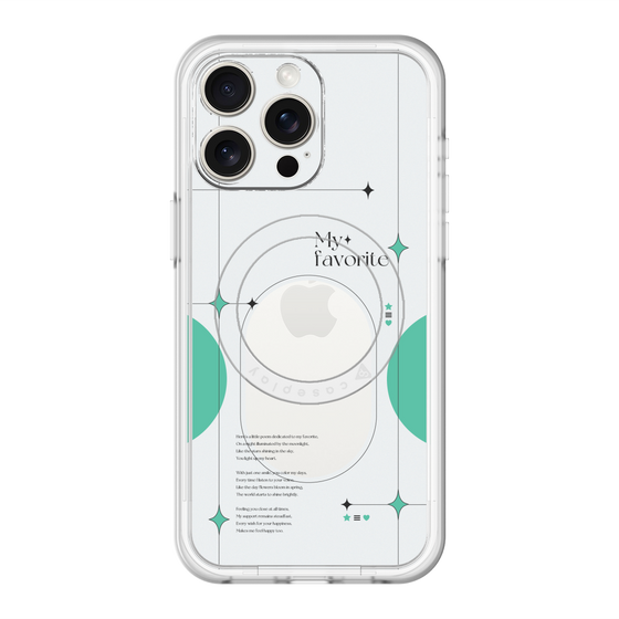 スリムプロテクションプレミアムケース with MagSafe［ オリジナル - チェキケース - グリーン ］