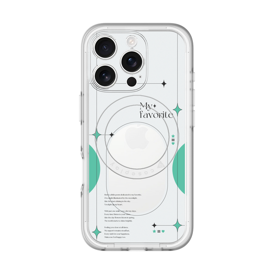 スリムプロテクションプレミアムケース with MagSafe［ オリジナル - チェキケース - グリーン ］