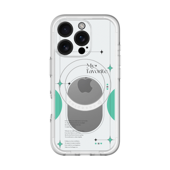 スリムプロテクションプレミアムケース with MagSafe［ オリジナル - チェキケース - グリーン ］