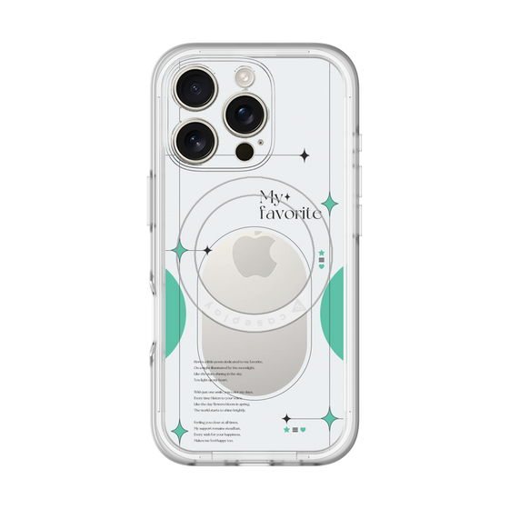 スリムプロテクションプレミアムケース with MagSafe［ オリジナル - チェキケース - グリーン ］