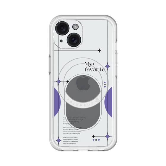 スリムプロテクションプレミアムケース with MagSafe［ オリジナル - チェキケース - パープル ］
