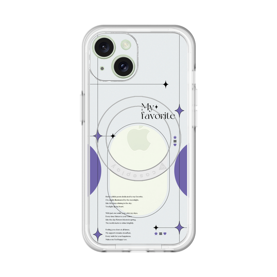 スリムプロテクションプレミアムケース with MagSafe［ オリジナル - チェキケース - パープル ］