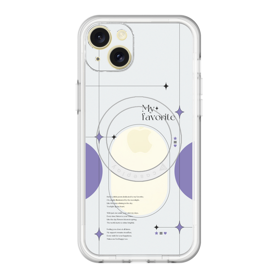 スリムプロテクションプレミアムケース with MagSafe［ オリジナル - チェキケース - パープル ］