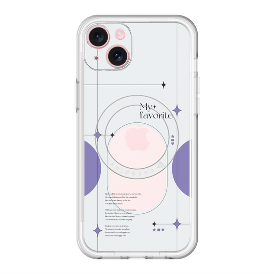 スリムプロテクションプレミアムケース with MagSafe［ オリジナル - チェキケース - パープル ］