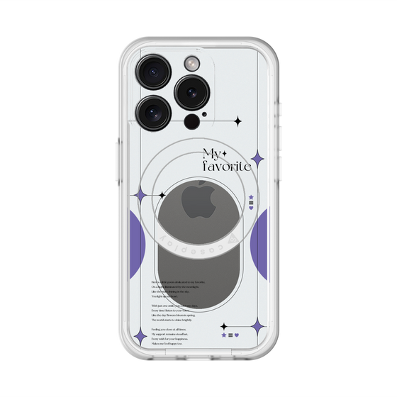 スリムプロテクションプレミアムケース with MagSafe［ オリジナル - チェキケース - パープル ］