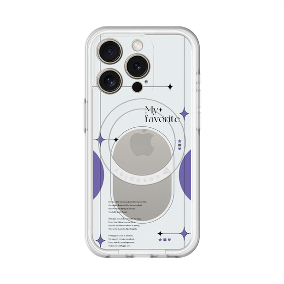 スリムプロテクションプレミアムケース with MagSafe［ オリジナル - チェキケース - パープル ］