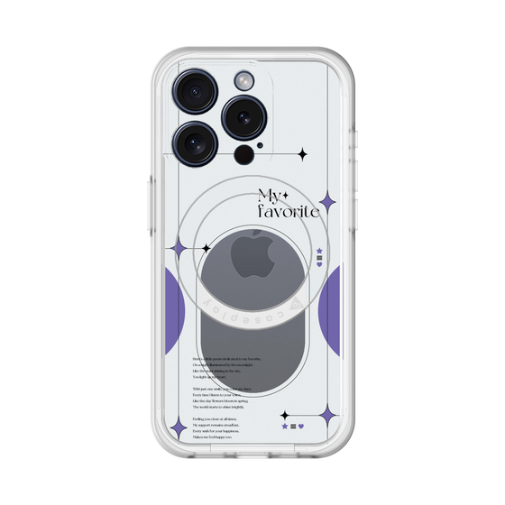 スリムプロテクションプレミアムケース with MagSafe［ オリジナル - チェキケース - パープル ］