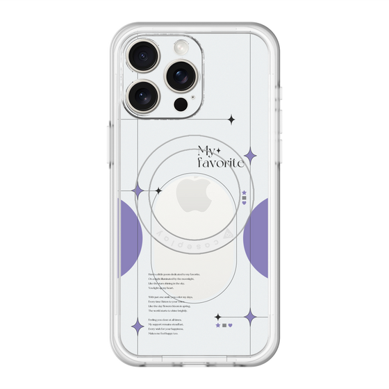 スリムプロテクションプレミアムケース with MagSafe［ オリジナル - チェキケース - パープル ］