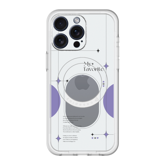 スリムプロテクションプレミアムケース with MagSafe［ オリジナル - チェキケース - パープル ］