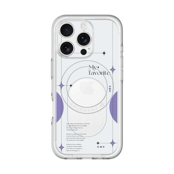 スリムプロテクションプレミアムケース with MagSafe［ オリジナル - チェキケース - パープル ］