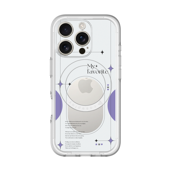 スリムプロテクションプレミアムケース with MagSafe［ オリジナル - チェキケース - パープル ］