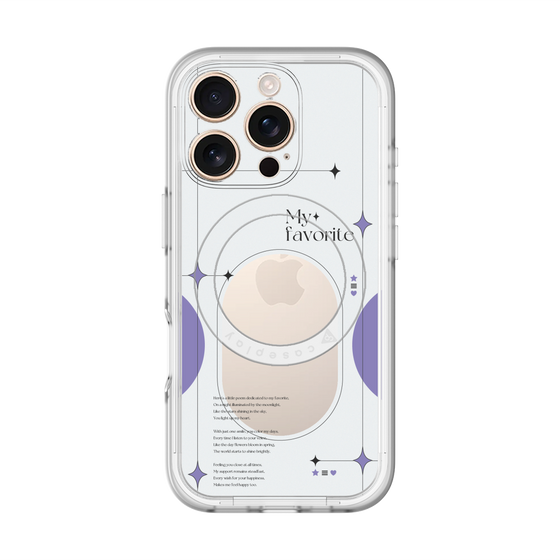 スリムプロテクションプレミアムケース with MagSafe［ オリジナル - チェキケース - パープル ］