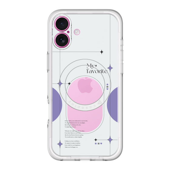 スリムプロテクションプレミアムケース with MagSafe［ オリジナル - チェキケース - パープル ］