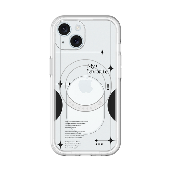 スリムプロテクションプレミアムケース with MagSafe［ オリジナル - チェキケース - ブラック ］