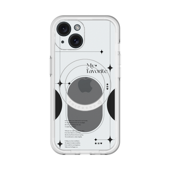 スリムプロテクションプレミアムケース with MagSafe［ オリジナル - チェキケース - ブラック ］