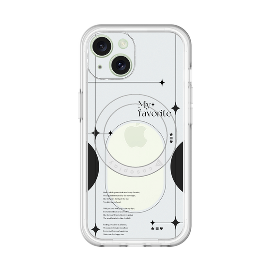 スリムプロテクションプレミアムケース with MagSafe［ オリジナル - チェキケース - ブラック ］