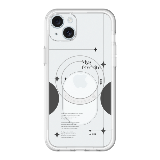 スリムプロテクションプレミアムケース with MagSafe［ オリジナル - チェキケース - ブラック ］