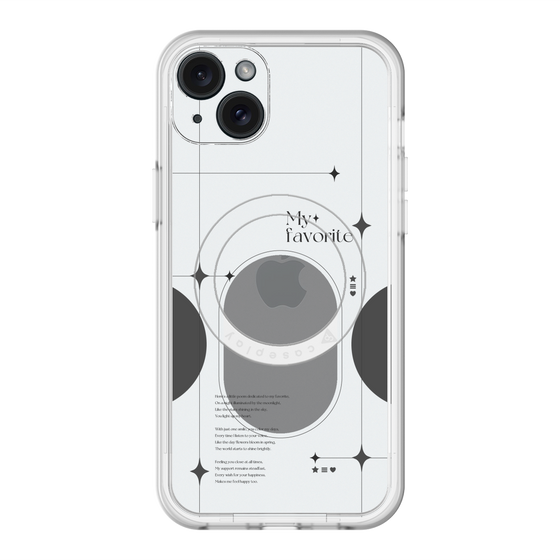 スリムプロテクションプレミアムケース with MagSafe［ オリジナル - チェキケース - ブラック ］