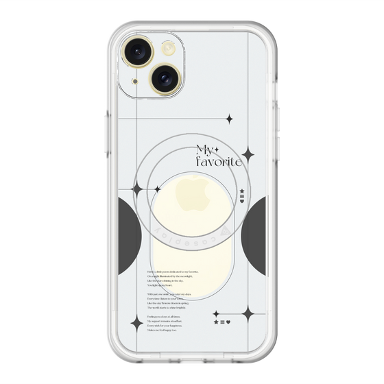スリムプロテクションプレミアムケース with MagSafe［ オリジナル - チェキケース - ブラック ］