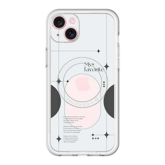 スリムプロテクションプレミアムケース with MagSafe［ オリジナル - チェキケース - ブラック ］