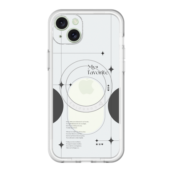 スリムプロテクションプレミアムケース with MagSafe［ オリジナル - チェキケース - ブラック ］