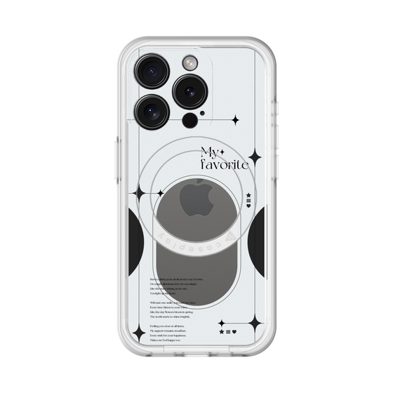 スリムプロテクションプレミアムケース with MagSafe［ オリジナル - チェキケース - ブラック ］