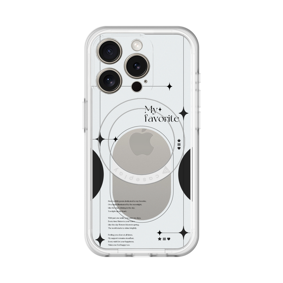 スリムプロテクションプレミアムケース with MagSafe［ オリジナル - チェキケース - ブラック ］