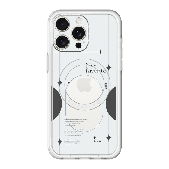 スリムプロテクションプレミアムケース with MagSafe［ オリジナル - チェキケース - ブラック ］