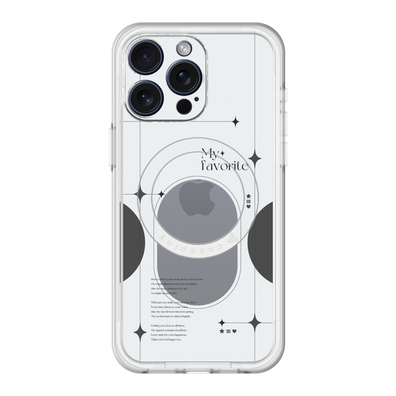 スリムプロテクションプレミアムケース with MagSafe［ オリジナル - チェキケース - ブラック ］