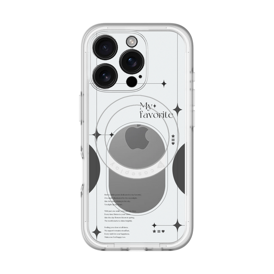 スリムプロテクションプレミアムケース with MagSafe［ オリジナル - チェキケース - ブラック ］