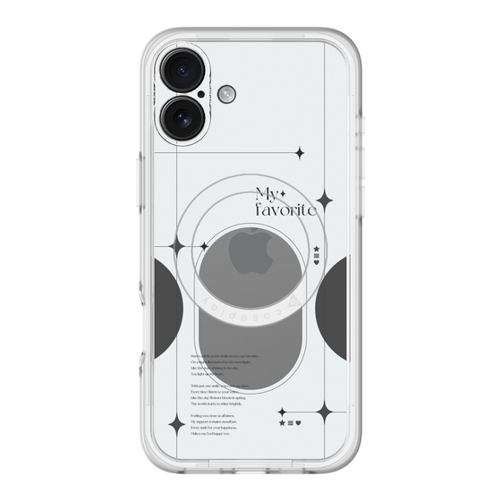 スリムプロテクションプレミアムケース with MagSafe［ オリジナル - チェキケース - ブラック ］