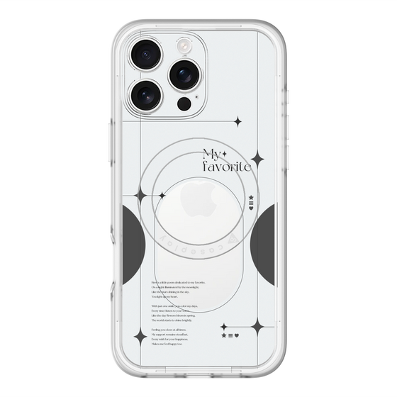 スリムプロテクションプレミアムケース with MagSafe［ オリジナル - チェキケース - ブラック ］