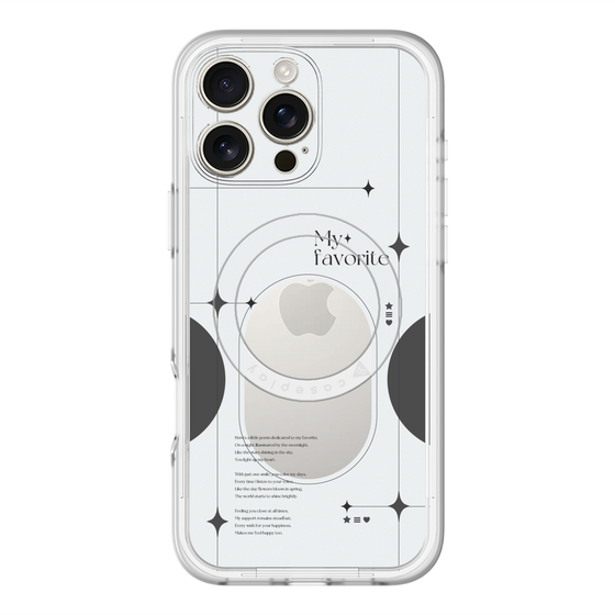 スリムプロテクションプレミアムケース with MagSafe［ オリジナル - チェキケース - ブラック ］