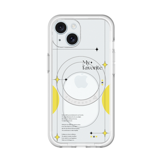 スリムプロテクションプレミアムケース with MagSafe［ オリジナル - チェキケース - イエロー ］