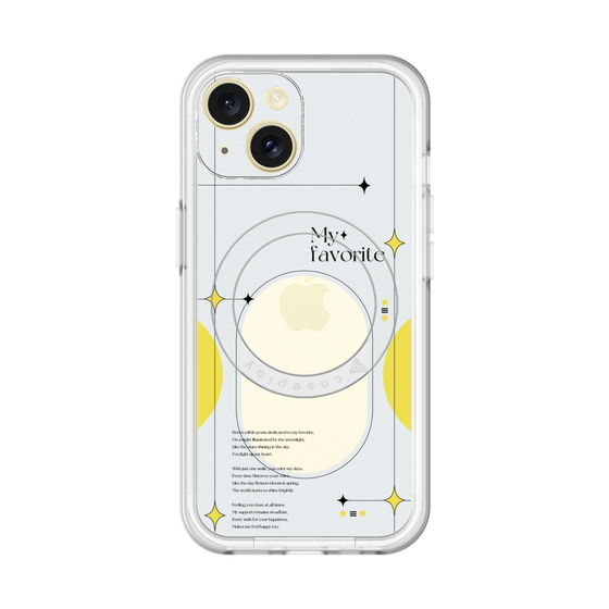スリムプロテクションプレミアムケース with MagSafe［ オリジナル - チェキケース - イエロー ］