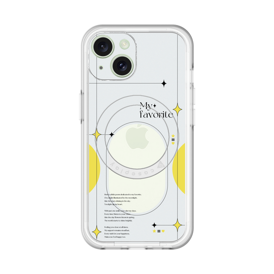 スリムプロテクションプレミアムケース with MagSafe［ オリジナル - チェキケース - イエロー ］