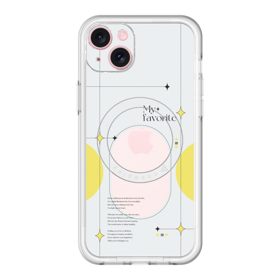スリムプロテクションプレミアムケース with MagSafe［ オリジナル - チェキケース - イエロー ］