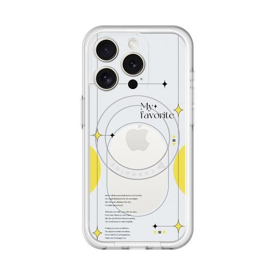 スリムプロテクションプレミアムケース with MagSafe［ オリジナル - チェキケース - イエロー ］