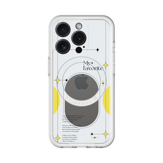 スリムプロテクションプレミアムケース with MagSafe［ オリジナル - チェキケース - イエロー ］
