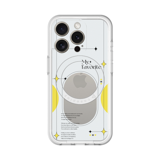 スリムプロテクションプレミアムケース with MagSafe［ オリジナル - チェキケース - イエロー ］