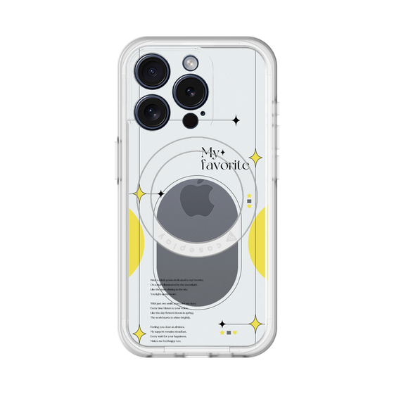 スリムプロテクションプレミアムケース with MagSafe［ オリジナル - チェキケース - イエロー ］