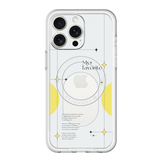 スリムプロテクションプレミアムケース with MagSafe［ オリジナル - チェキケース - イエロー ］