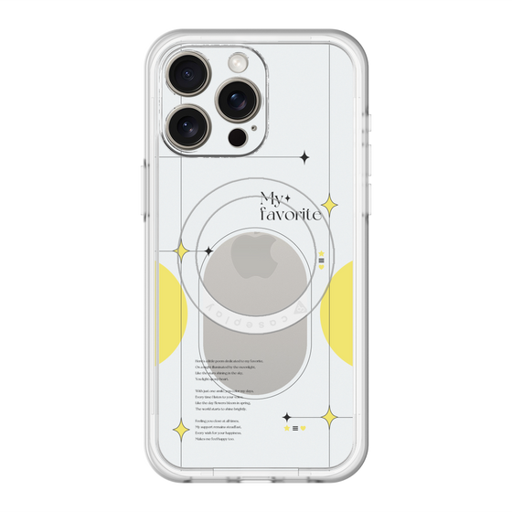 スリムプロテクションプレミアムケース with MagSafe［ オリジナル - チェキケース - イエロー ］