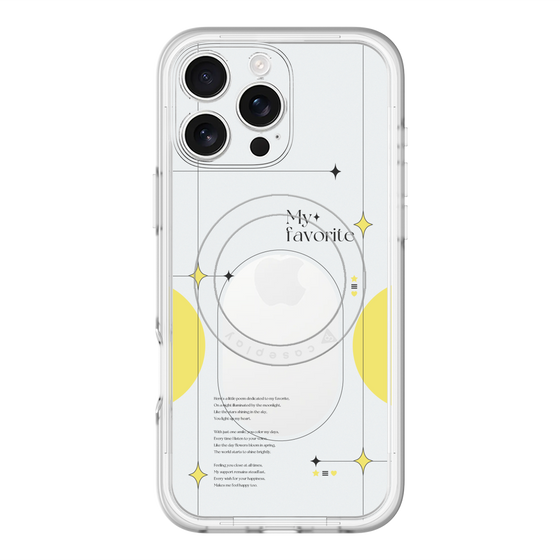 スリムプロテクションプレミアムケース with MagSafe［ オリジナル - チェキケース - イエロー ］